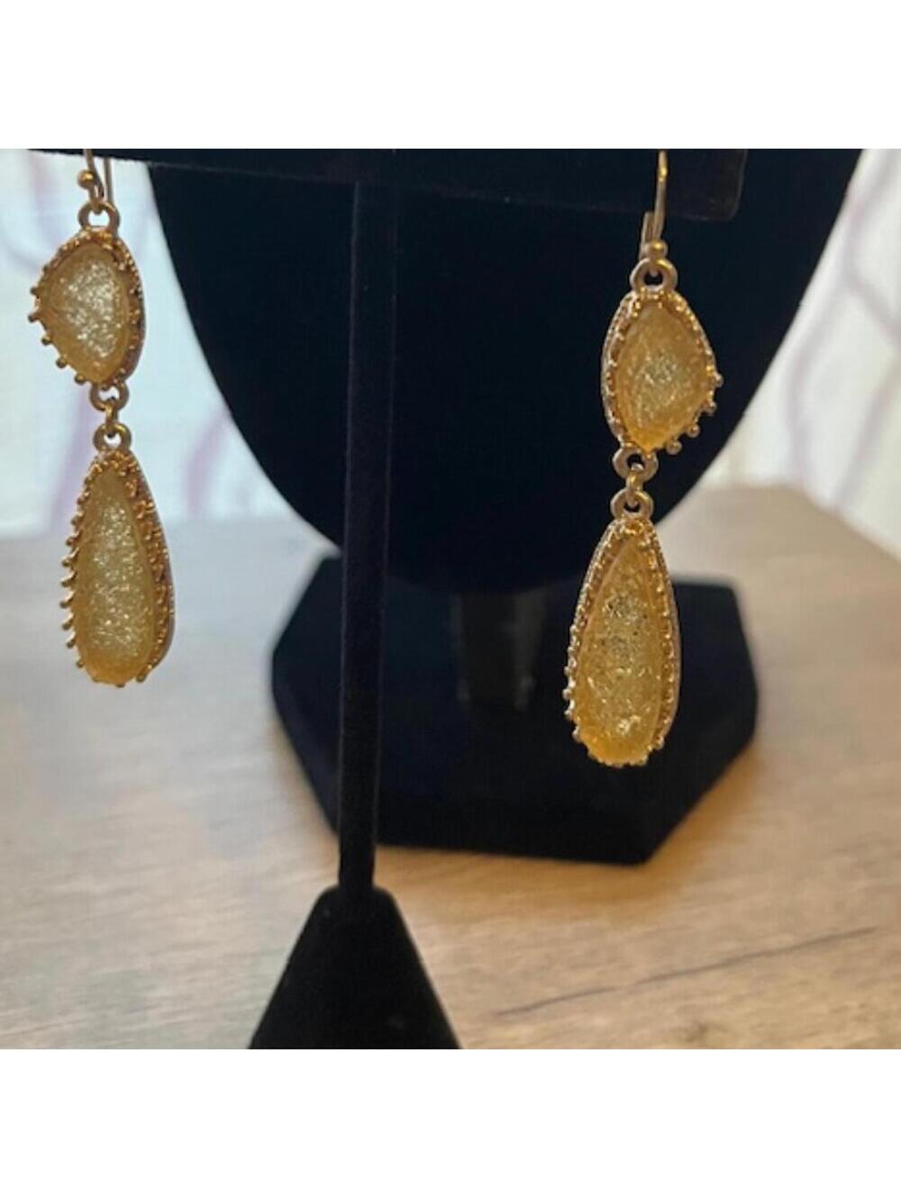 Druzy Dangle Earrings
